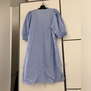H&M Blue Striped Dress